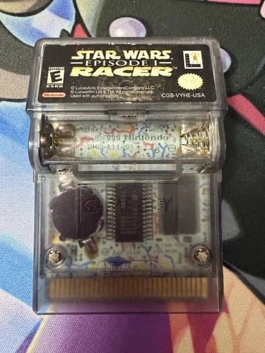 Star Wars Episode I Racer Nintendo Game Boy Color Authentic Saves Rumble Works