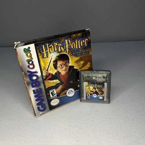 Harry Potter and the Chamber of Secrets (Nintendo Game Boy Color, 2002) CIB TEST