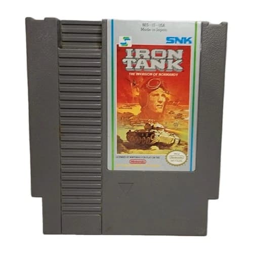 'IRON TANK' Nintendo NES Video Game Cartridge ONLY - Authentic, Tested