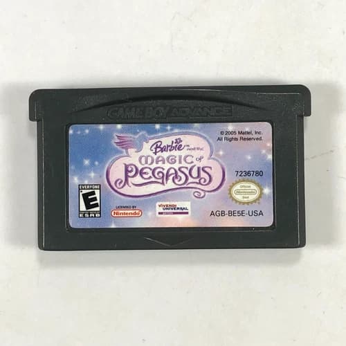 Barbie And The Magic Of Pegasus - Gameboy Advance GBA - Authentic Cart Only