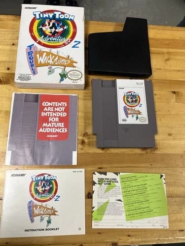 Tiny Toon Adventures 2 (Nintendo NES, 1992) - CIB Complete In Box - Tested