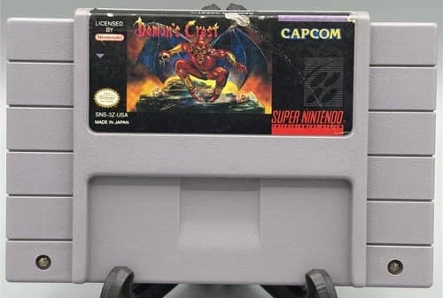 Demon’s Crest (SNES, 1994) Super Nintendo Authentic💯 Tested ✅ Free Shipping🇺🇸