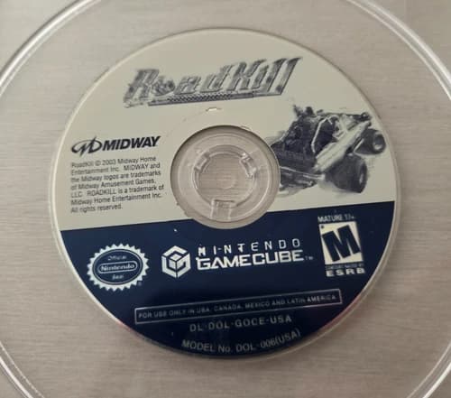 RoadKill Nintendo GameCube Disc Only - Tested Working