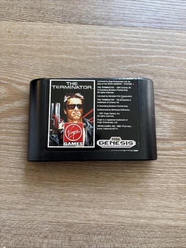 The Terminator (Sega Genesis, 1991) - Cartridge Only