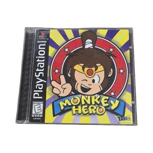 Sony PlayStation 1 PS1 CIB Complete TESTED Monkey Hero