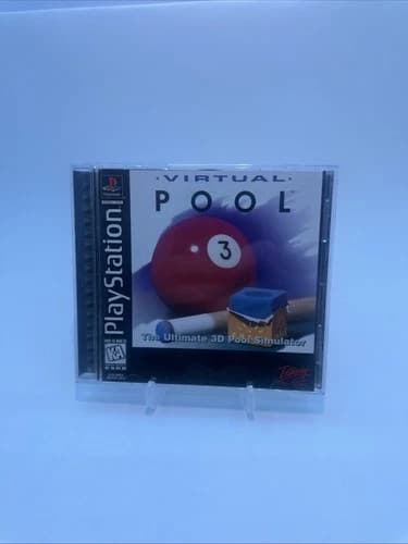 Virtual Pool PS1 Complete In Box Tested CIB PS One B01