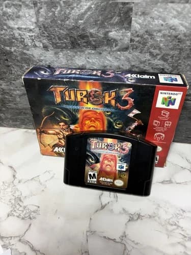 Turok 3 Shadow of Oblivion, N64, CIB Complete, Works, US Seller