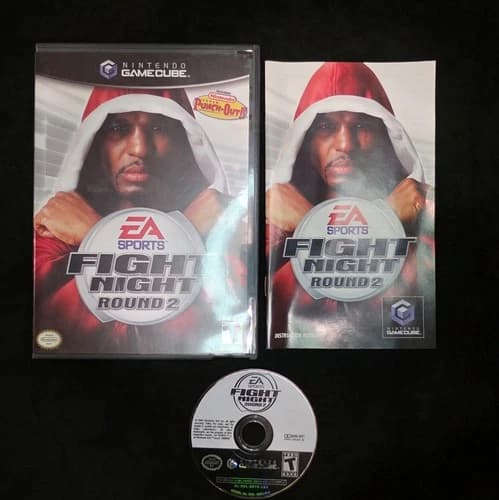 Fight Night: Round 2 (Nintendo GameCube, 2005) Complete CIB