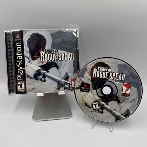 Tom Clancy's Rainbow Six: Rogue Spear PS1 (Sony PlayStation, 2001) Black Label