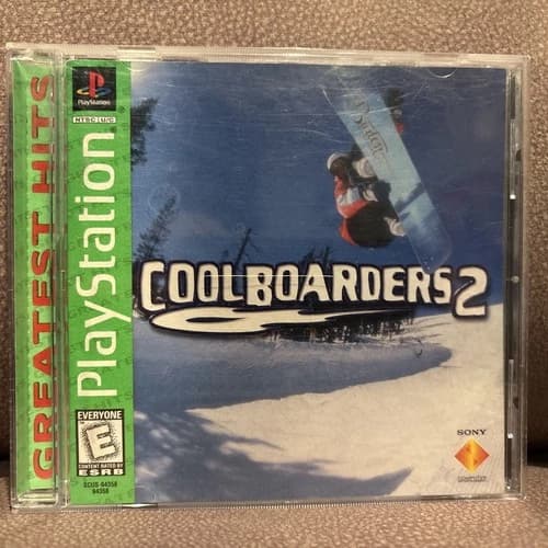 Cool Boarders 2 (Sony PlayStation 1, PS1, 1997) Complete, Manual