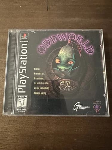 Oddworld: Abe's Oddysee (Sony PlayStation 1, 1997) PS1 Black Label CIB Tested