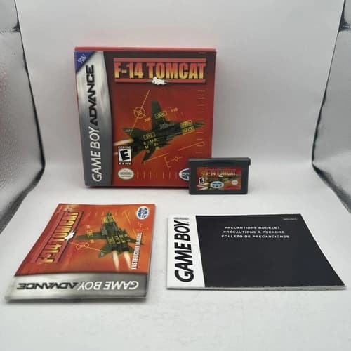 F-14 Tomcat Nintendo Game Boy Advance GBA CIB Complete Manual EXCELLENT Majesco