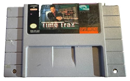 Time Trax (SNES, 1994) Authentic, blockbuster Tape on cartridge.