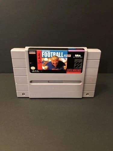 John Madden Football (Super Nintendo Entertainment System, 1991) SNES