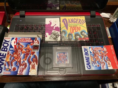 NBA All-Star Challenge Nintendo Game Boy Game Cib Complete Tested Working