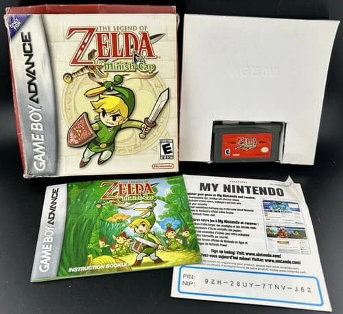 Legend of Zelda The Minish Cap (Game Boy Advance GBA, 2005) Complete Authentic