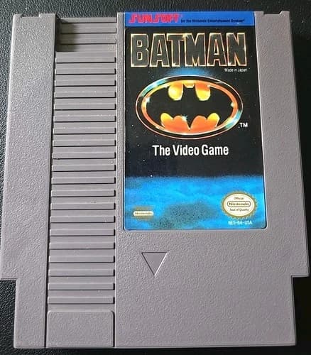 Batman: The Video Game (Nintendo Entertainment System NES, 1990) Authentic