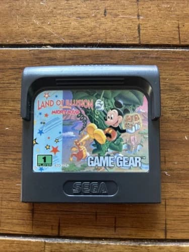 Sega Game Gear Land Legend of Illusion Mickey Mouse Starring (1995)
