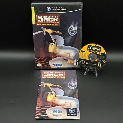 Samurai Jack: The Shadow of Aku (Nintendo GameCube, 2004) CIB Complete W/ Manual