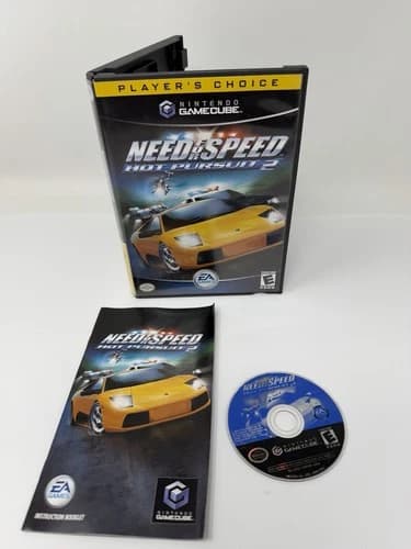 Need for Speed: Hot Pursuit 2 (Nintendo GameCube) Complete Clean Tested