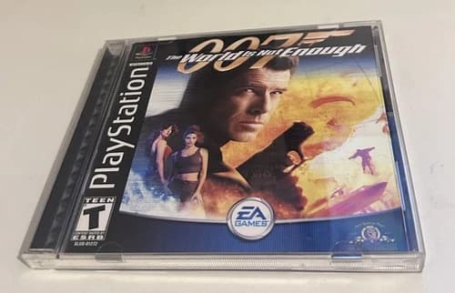 007 The World Is Not Enough PlayStation 1 PS1; FREE SHIP US