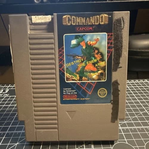 Commando Capcom Nintendo NES Shooter NTSC-U/C
