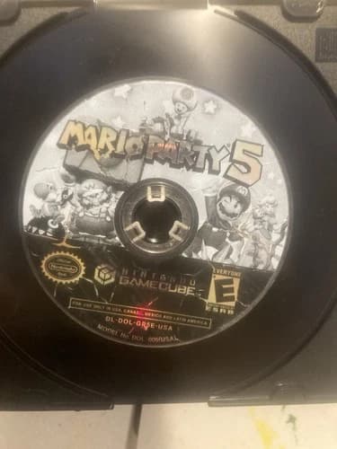 Mario Party 5 Nintendo GameCube Video Game Loose Disk For Possible Repair