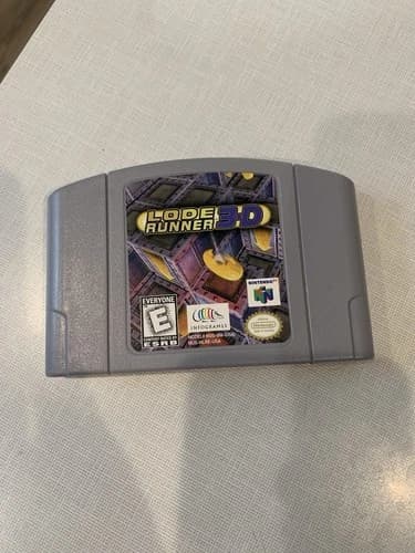 Lode Runner 3D (Nintendo 64) N64 Cartridge
