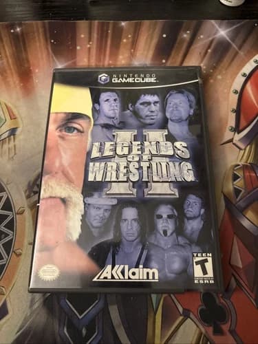 Legends of Wrestling 2 II (Nintendo Gamecube Black Label) Complete w/ Manual CIB