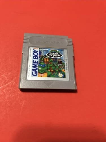 Konami Teenage Mutant Ninja Turtles II Back From The Sewers Game Boy Cartridge
