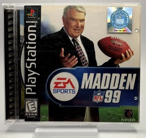 Madden NFL 99 (Sony PlayStation 1, 1998) - Free Shipping!