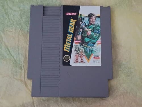 Metal Gear NES Cart Nintendo 1988