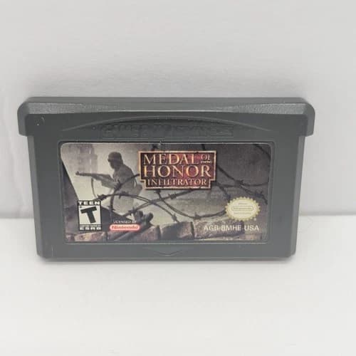 Medal of Honor Infiltrator Nintendo Game Boy Advance Tested