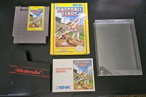 Baseball Stars - Nintendo Entertainment System Tested And Works CIB