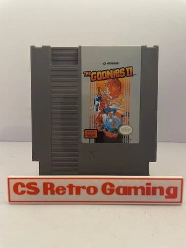 Goonies II (Nintendo NES) Authentic Cleaned Tested Working