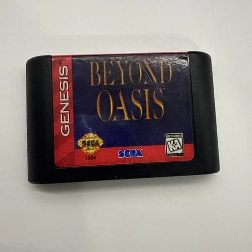 Beyond Oasis~Sega Genesis, 1995~Authentic and Tested~Loose Cartridge