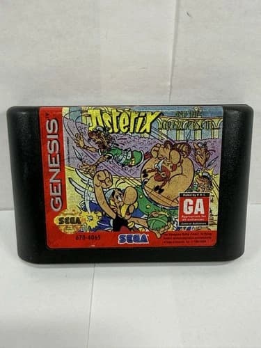 Asterix And The Great Rescue (Sega Genesis, 1994) Cartridge Only TESTED!