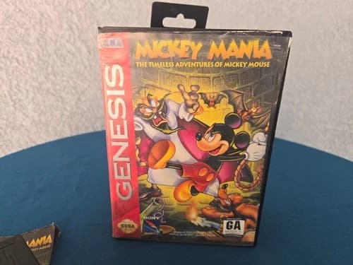 Mickey Mania: The Timeless Adventures of Mickey Mouse - Genesis, CIB, TESTED