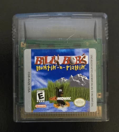 Billy Bob's Huntin'-n-Fishin' Nintendo Game Boy Color Tested Cartridge Only