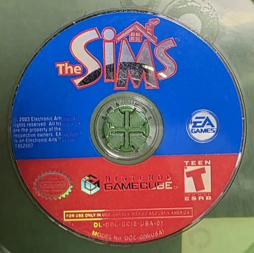 The Sims (Nintendo GameCube) Disc Only - Refrubished - TESTED!