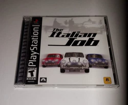 THE ITALIAN JOB PlayStation 1 PS1 Black Label Game Complete w/ Manual