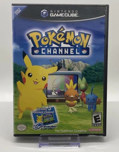 Pokémon Channel (Nintendo GameCube, 2003) Complete With Manual - No Cards