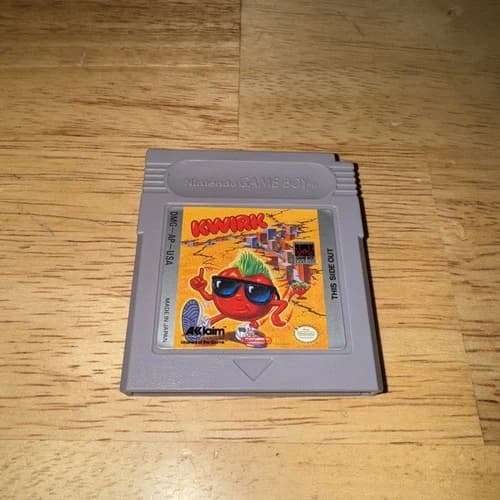 Kwirk (Nintendo Game Boy, 1990) Authentic Cartridge - Tested & Working