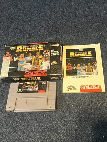 WWF Royal Rumble Super Nintendo SNES Complete CIB