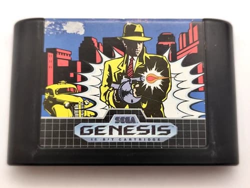 Dick Tracy (Sega Genesis, 1990) *Cart Only* Authentic Tested & Cleaned!