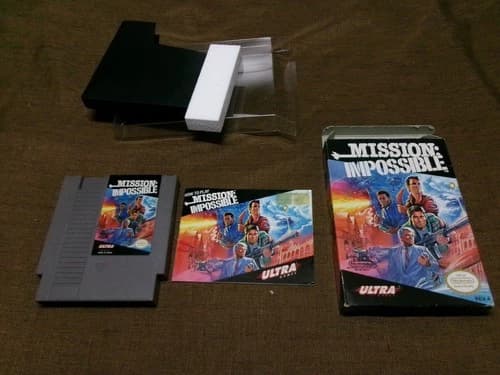 #664 Mission: Impossible Nintendo Entertainment System 1990) ✅ CIB ✅ Ultra Games