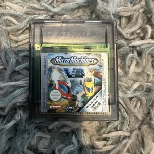 Micro Machines V3 Nintendo Gameboy Color Gamepak Cart Cartridge Colour