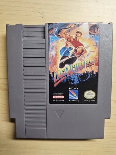 Last Action Hero NES Tested Working