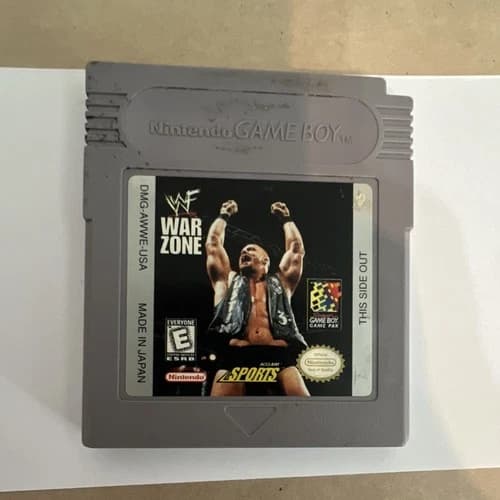 Nintendo WWF War Zone Game Boy Sports Wrestling Game Pak