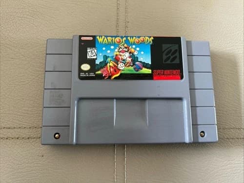 Wario's Woods (Super Nintendo SNES, 1994) Former Rental